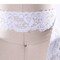 2 Yards White Stretch Lace 1" Wide Floral Elastic Trim for Sewing Lingerie & Crafts